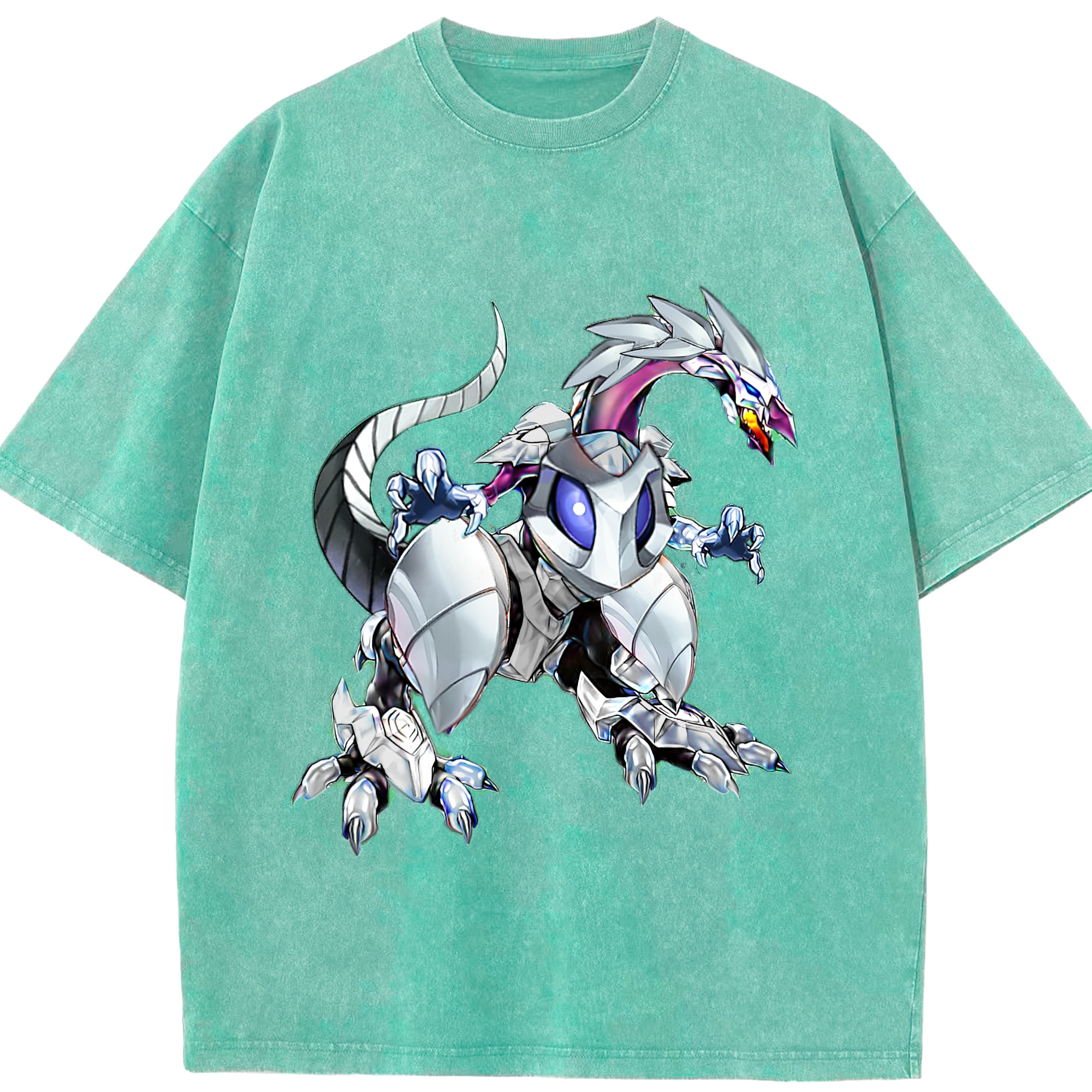 （画像用） 遊☆戯☆王 Yu-Gi-Oh! 綿100% ヴィンテージ風 半袖Tシャツ（フロントプリント）